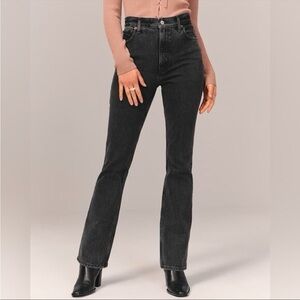 Abercrombie & Fitch Black The ‘70’s Vintage Flare Ultra High Rise Jeans